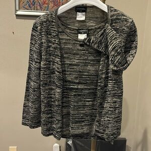 Chanel 2 piece sweater set sz 40